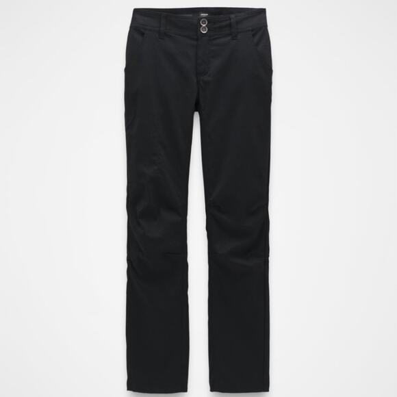 NEW Prana Halle Straight Leg Black Ankle Pant Black - Picture 2 of 14